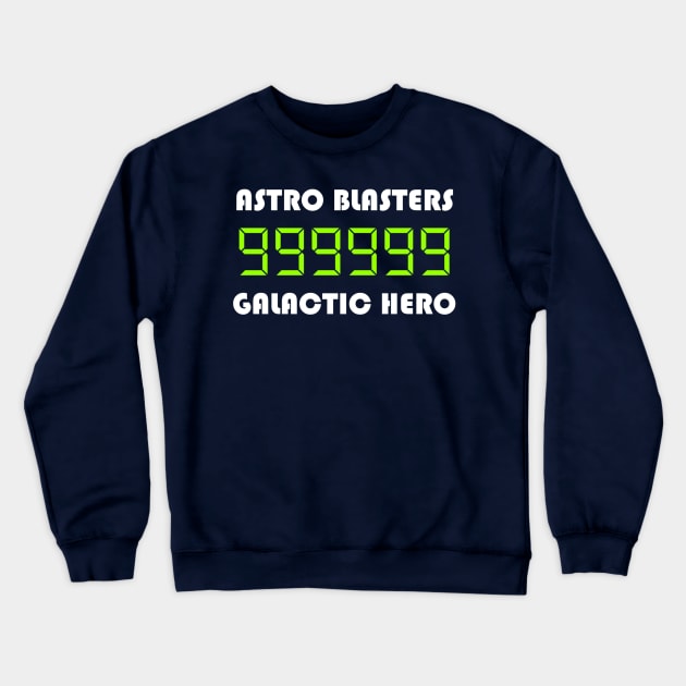 Astro Blasters Galactic Hero Crewneck Sweatshirt by duchessofdisneyland